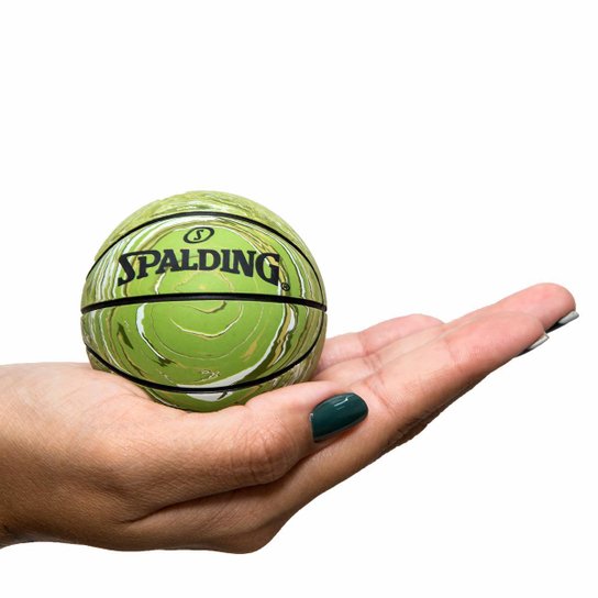 Mini Bola de Basquete Spalding Spaldeen - Verde Menor preço em Mini Bola de Basquete Spalding Spaldeen - Verde