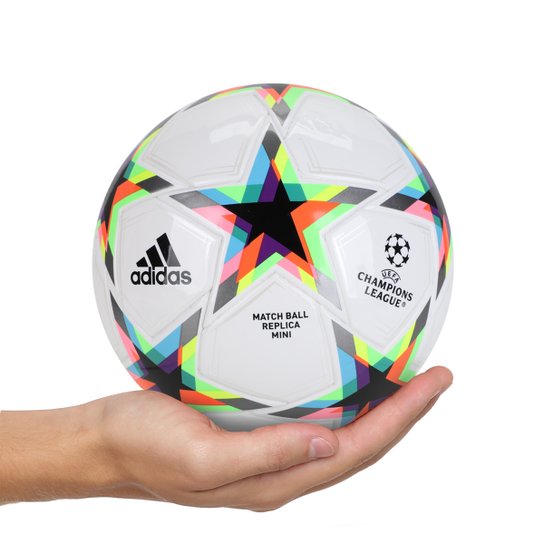 Mini Bola de Futebol Adidas UCL - Branco+Laranja é ruim? Mini Bola de Futebol Adidas UCL - Branco+Laranja é boa?