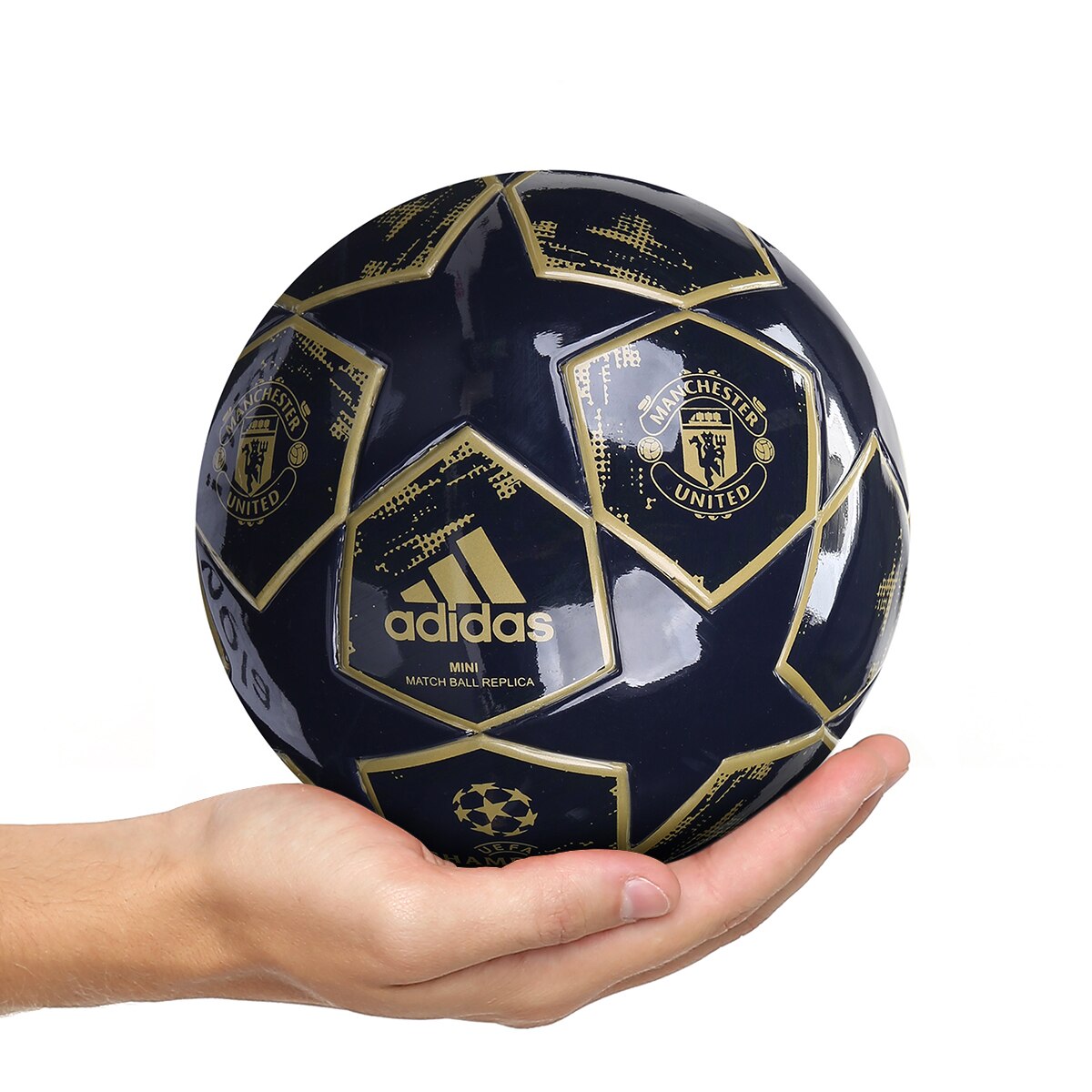 Mini Bola de Futebol Manchester United Adidas Finale 18 ...