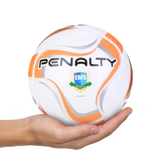 Mini Bola de Futsal Infantil Penalty Max 50 Term X - Branco+Preto Menor preço em Mini Bola de Futsal Infantil Penalty Max 50 Term X - Branco+Preto