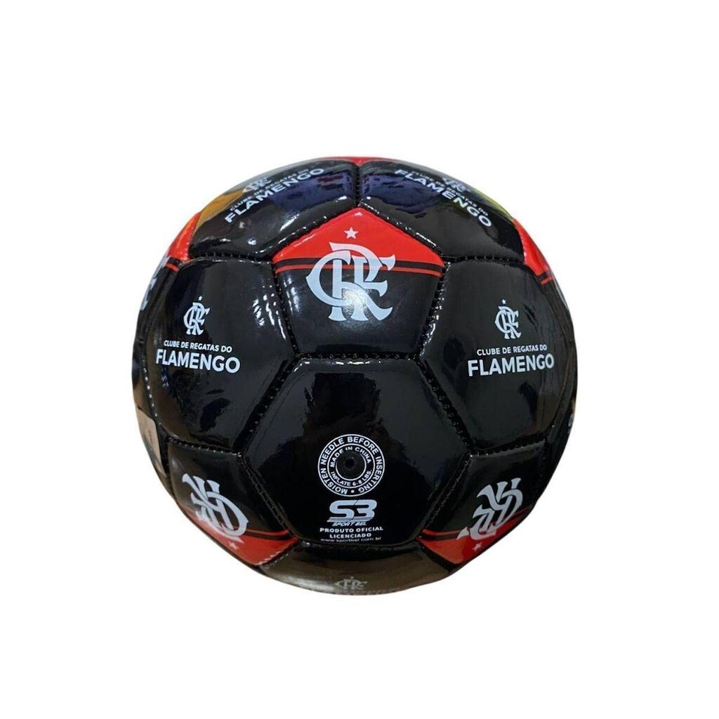 MINI BOLA FLAMENGO CRF-MINI-19 - PRETO/VERMELHO 1