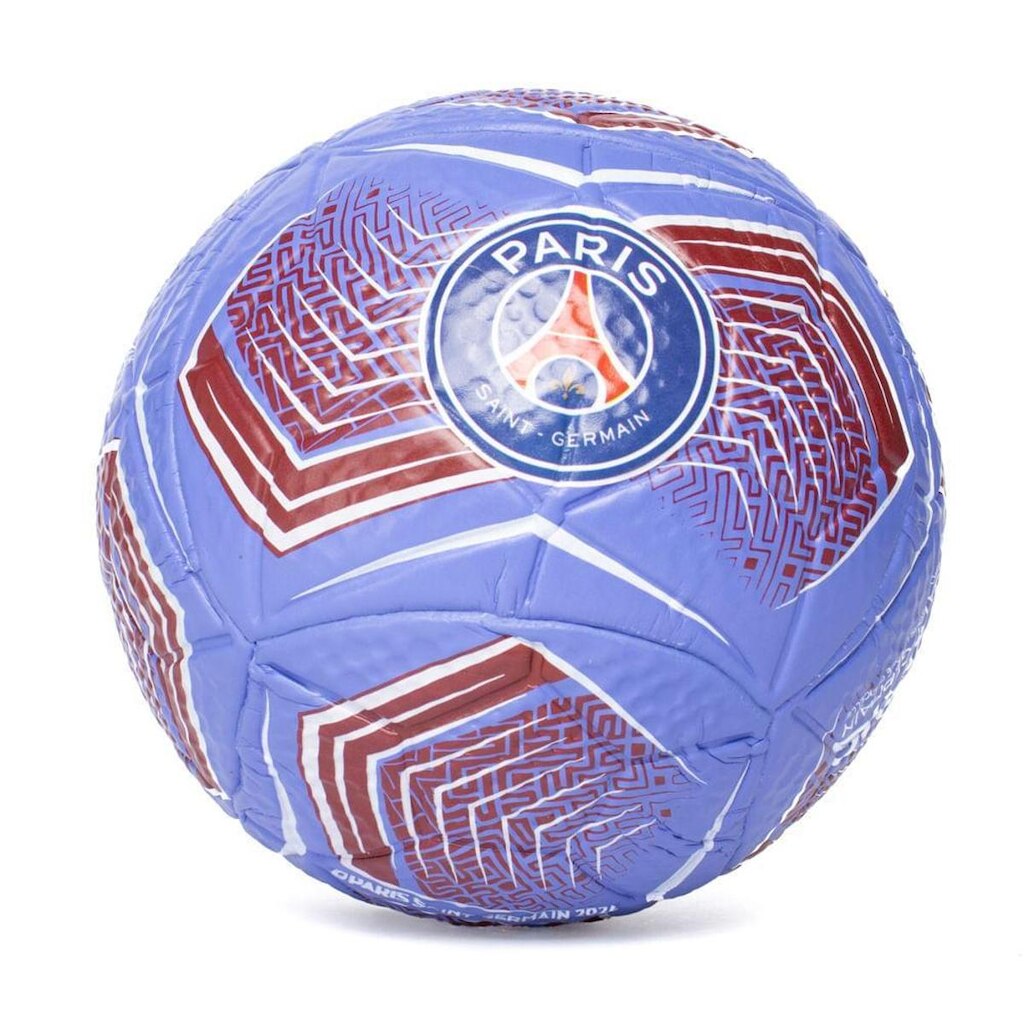 Mini Bola Futebol Campo Dualt PSG Roxo/Vermelho