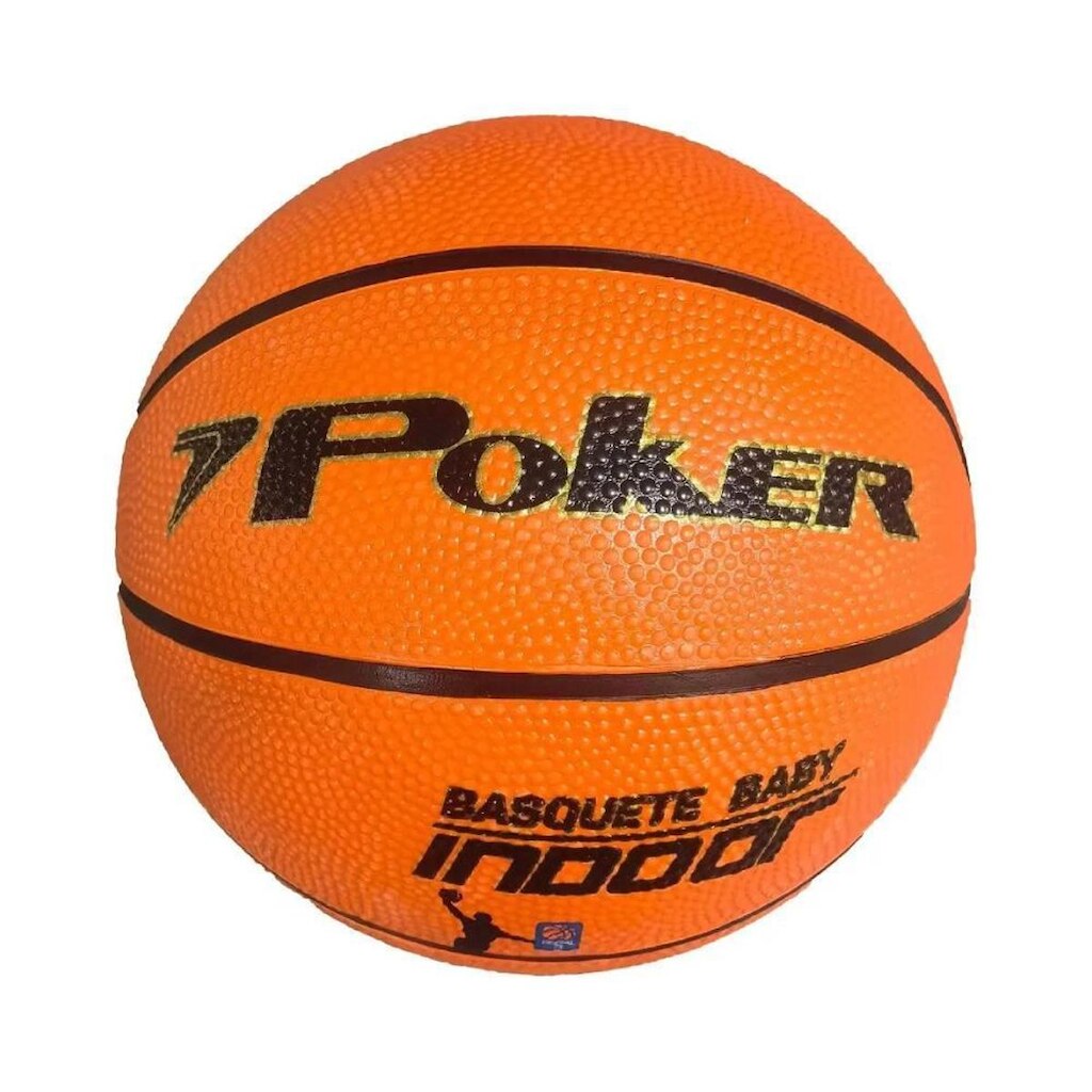 Mini Bola Poker de Basquete Indoor Baby - Laranja