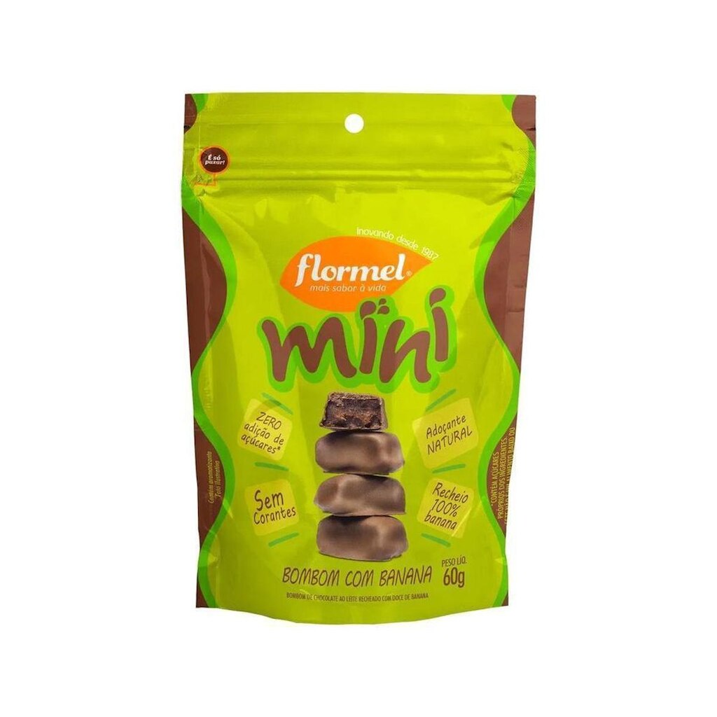 Mini Bombom Flormel Ao Leite com Recheio