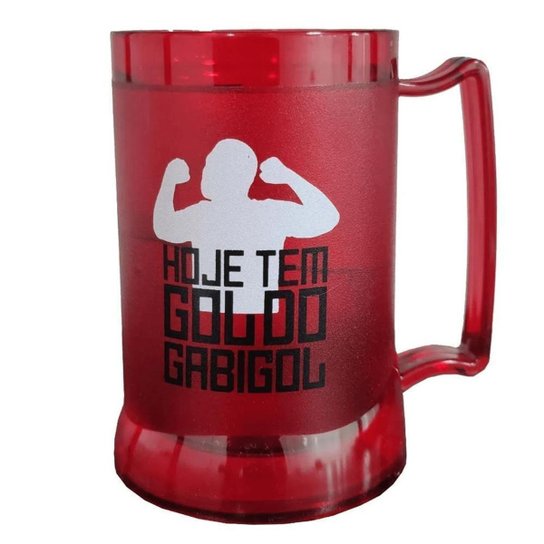 Mini Caneca Gel Flamengo GabiGol 300 ml UN - Vermelho+Preto Menor preço em Mini Caneca Gel Flamengo GabiGol 300 ml UN - Vermelho+Preto
