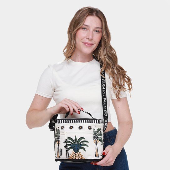 Mini Cooler Farm Farofa Jardim Tropical Feminino