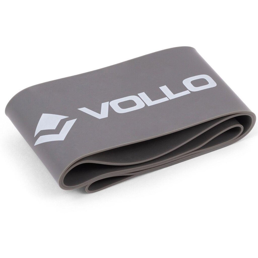 Mini Faixa de Exercício 5cm - Nível Forte Cinza - Vollo Sports