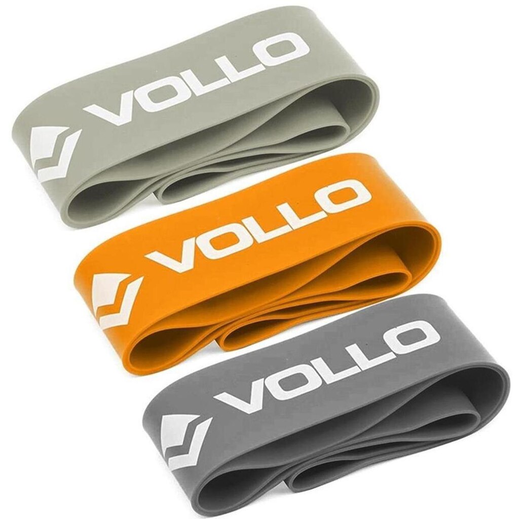 Mini Faixa Exercícios Vollo Mini Band VP1007 Kit 03 Unidades