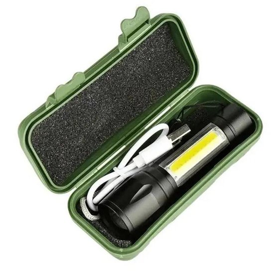 Mini Lanterna Recarregável JWS - Preto é ruim? Mini Lanterna Recarregável JWS - Preto é boa?