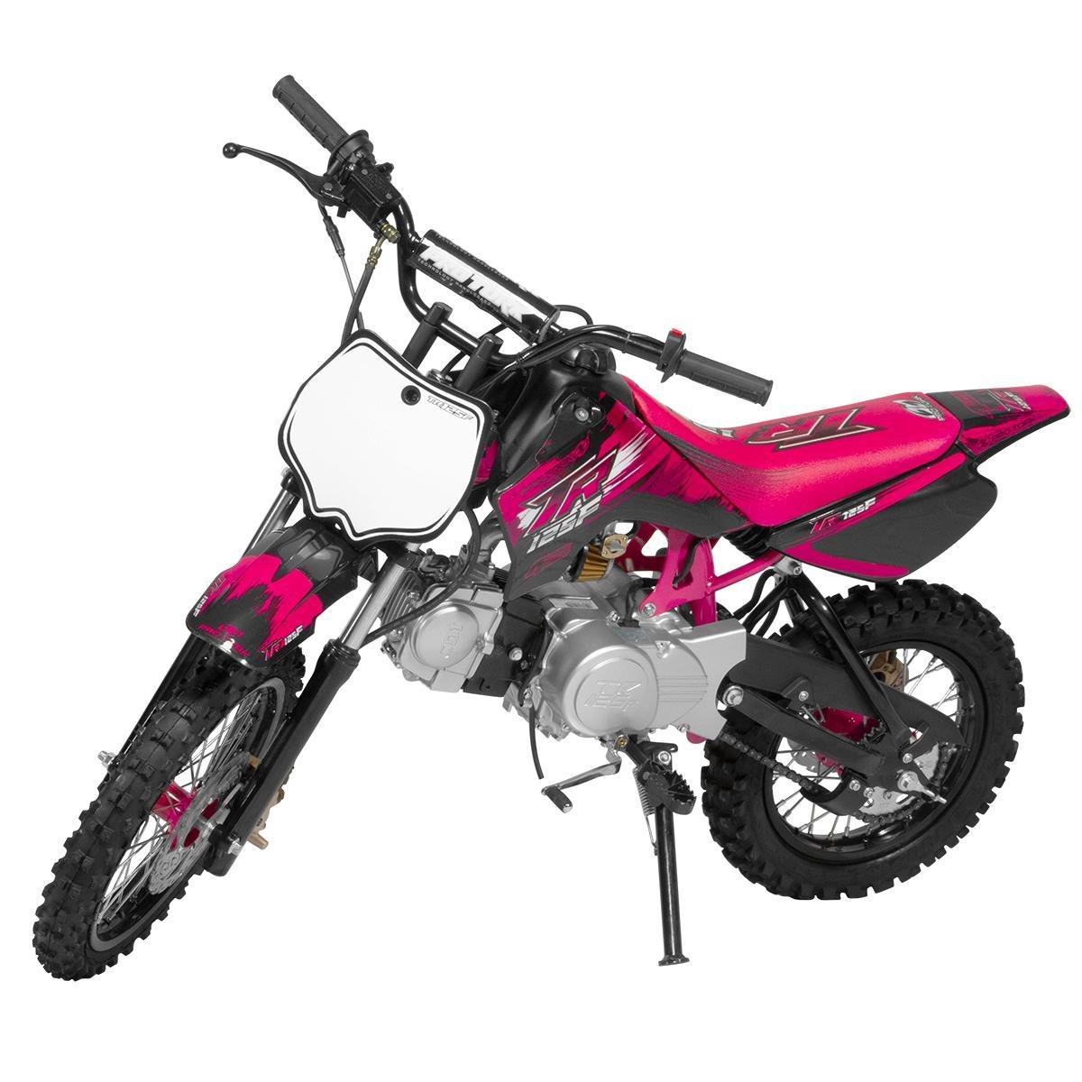 Mini-Moto Motocross TR-125F Pro Tork Aro 14 x 12 - Rosa | Netshoes