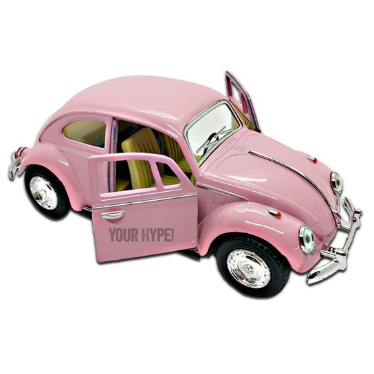 Miniatura Volkswagen Fusca - Miniaturas de carros - Rosa Menor preço em Miniatura Volkswagen Fusca - Miniaturas de carros - Rosa