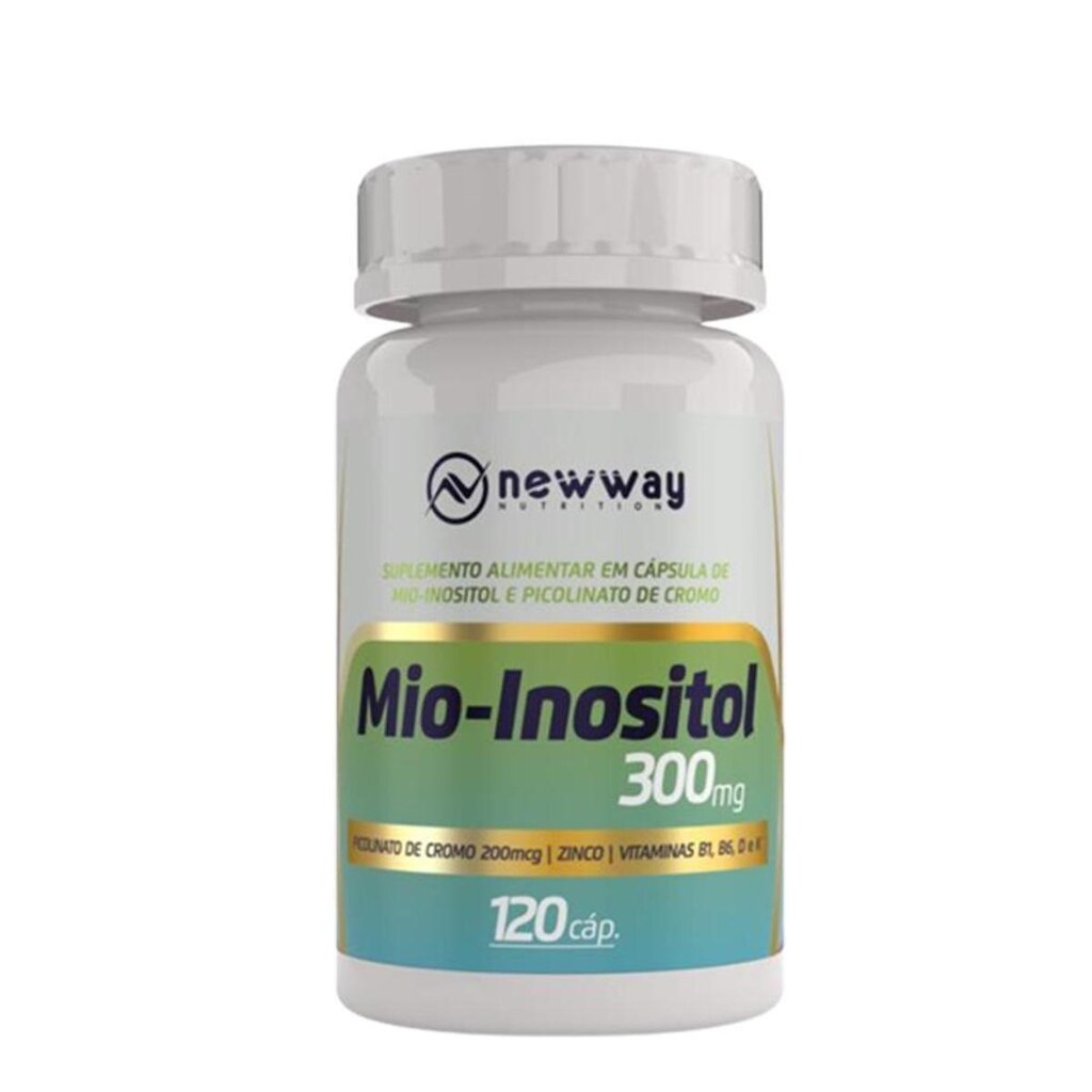 Mio Inositol + Cromo + Zinco Vitamina B1 B6 D3 K2 120 Cápsulas 500mg