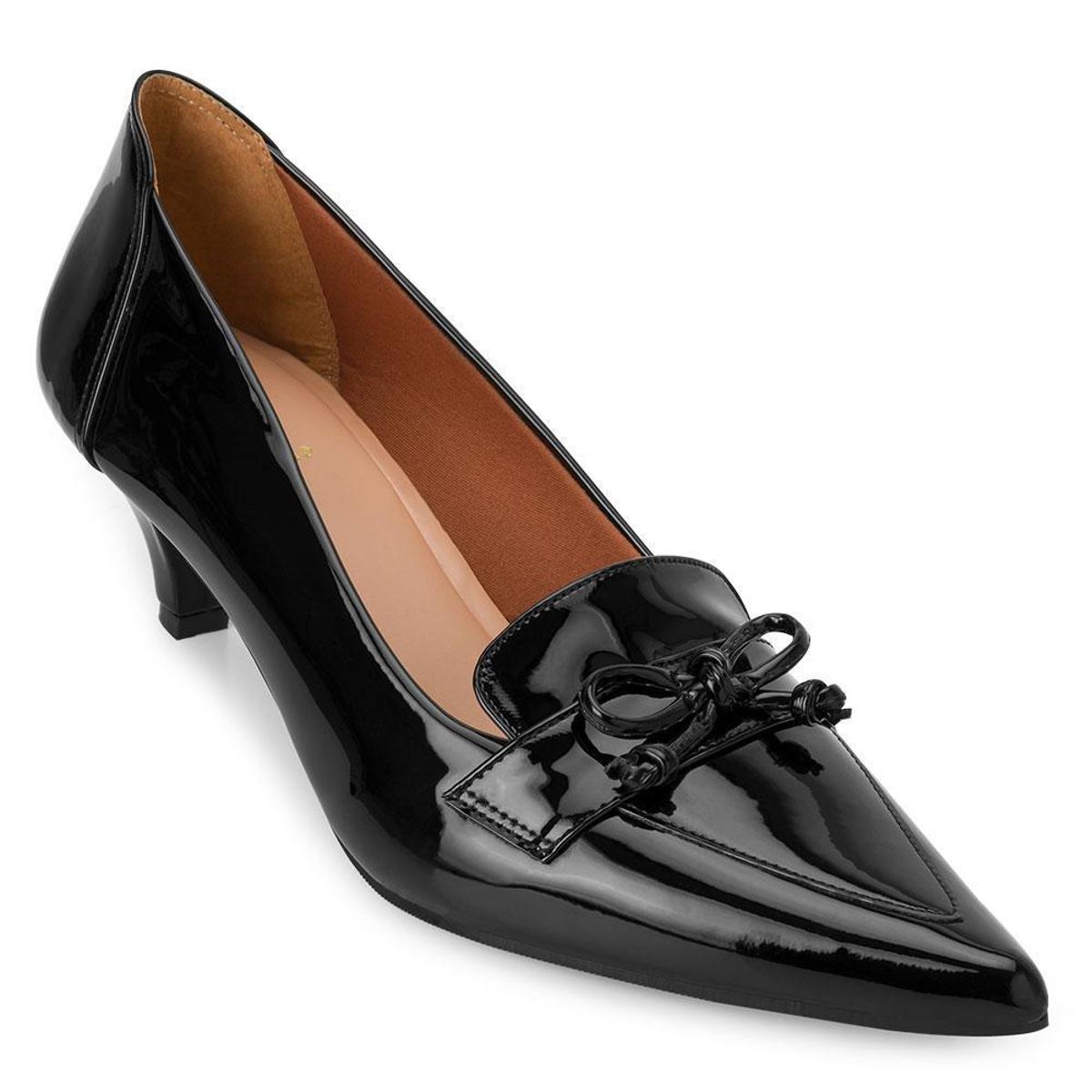Mocassim Bico Fino Feminino Tulipa Verde - Shoes U