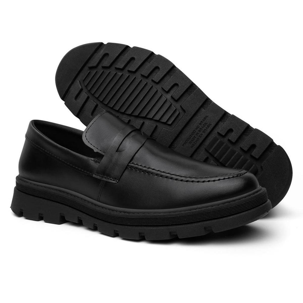 Mocassim Casual Masculino Elástico Calce Fácil Detalhe Costuma Sola Alta Tratorada Menor preço em Mocassim Casual Masculino Elástico Calce Fácil Detalhe Costuma Sola Alta Tratorada