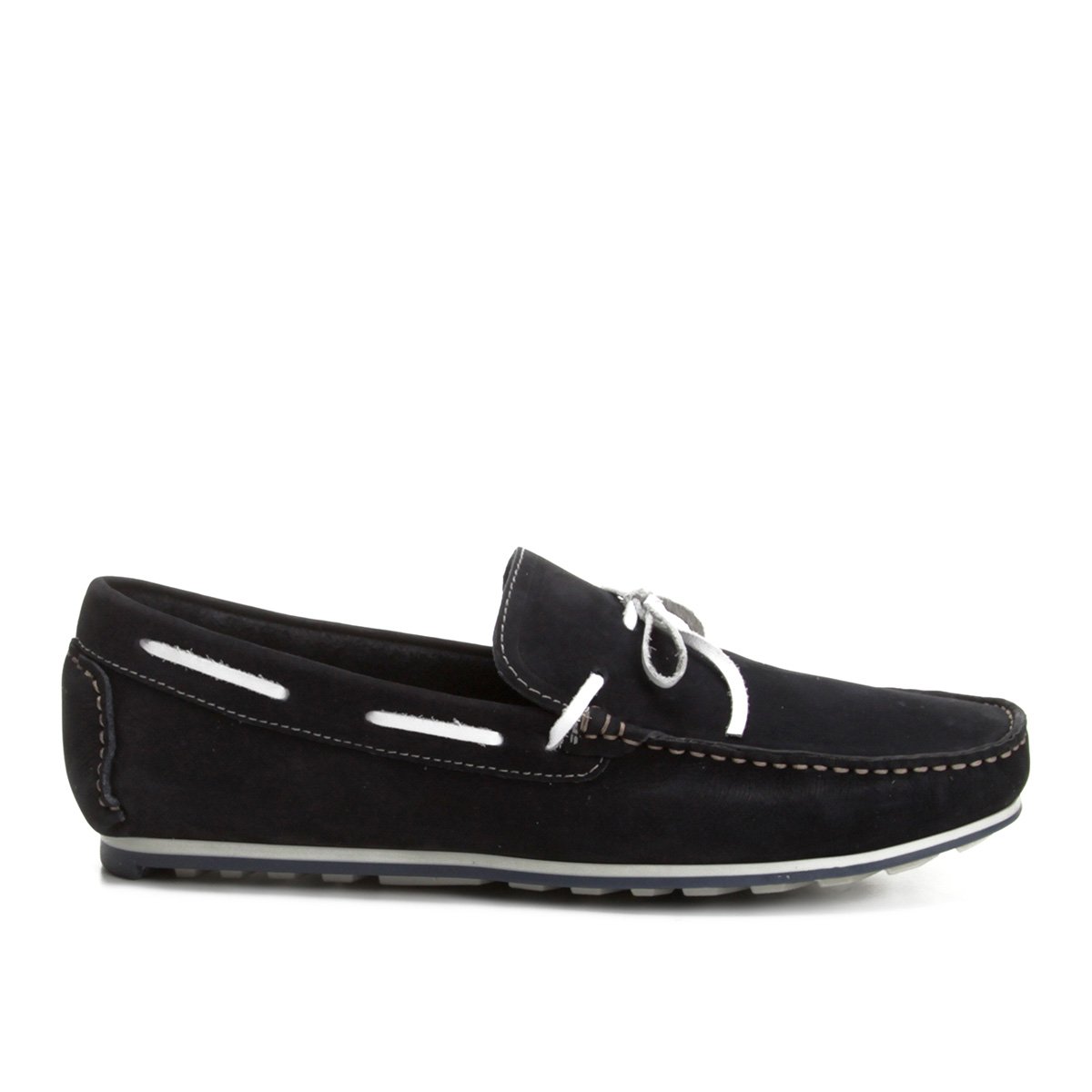 Mocassim Couro Walkabout Nobuck Masculino - Marinho | Netshoes