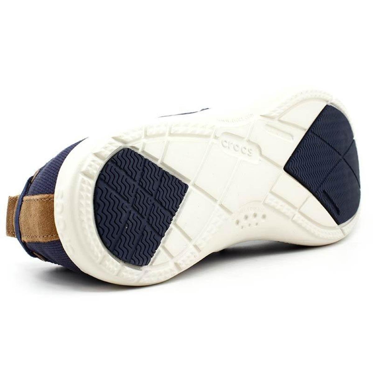 Crocs Lojas - Mocassim Crocs Masculino Santa Cruz Wide Slip-On Caqui |  Sapatos Crocs Masculino