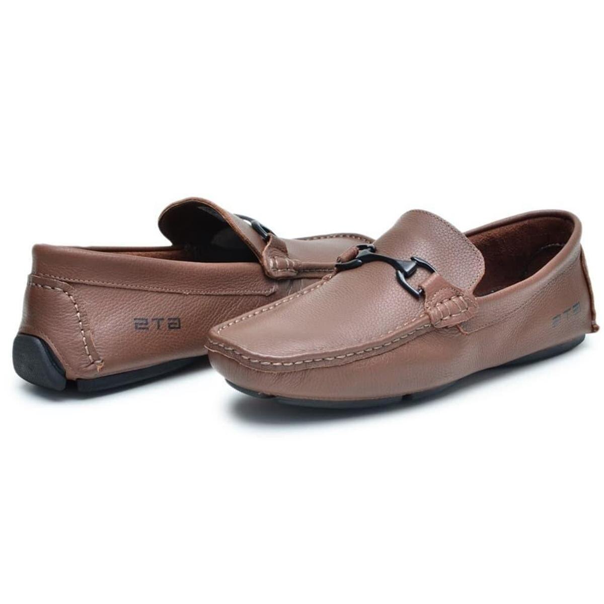 Mocassim de Couro Masculino Driver Premium Clube do Sapato de Franca NZ  Walker - Café | Netshoes