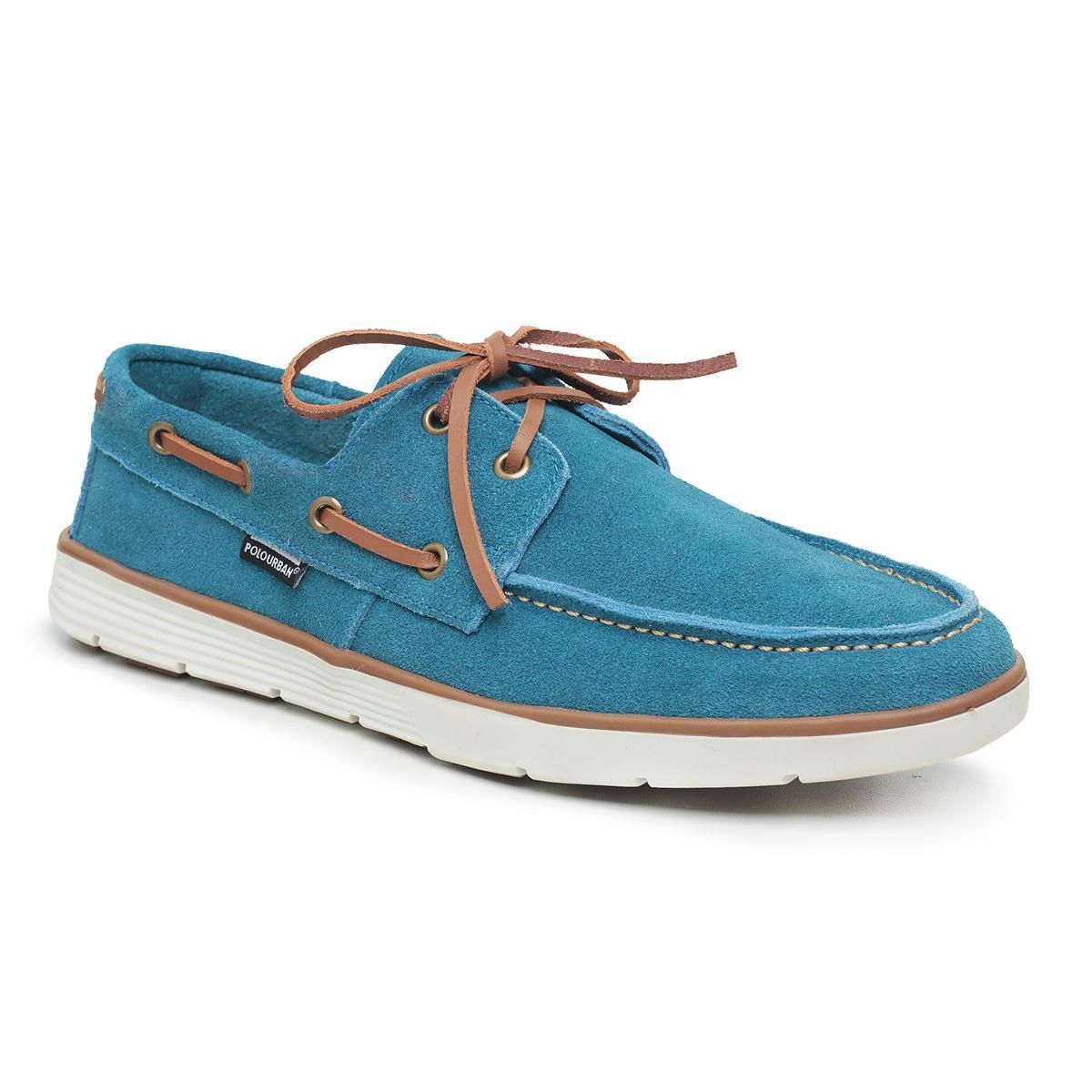 Mocassim Dockside Masculino Couro Liso Cadarço Dia a Dia Azul Marinho em  Promoção | Ofertas na Americanas