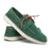 Mocassim Dockside Masculino Em Couro Casual Camurça Polo Urban - Verde