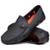 Mocassim Drive Masculino Micro Expandido Babuche Macio - Preto