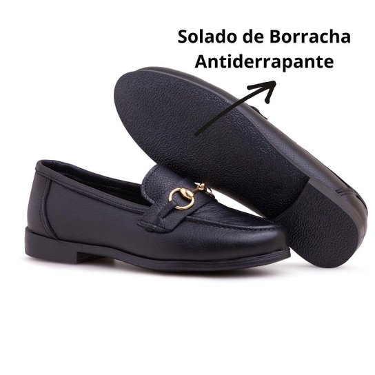 Mocassim Feminino Ipê Mulato Sapatilha Bridão Conforto Couro