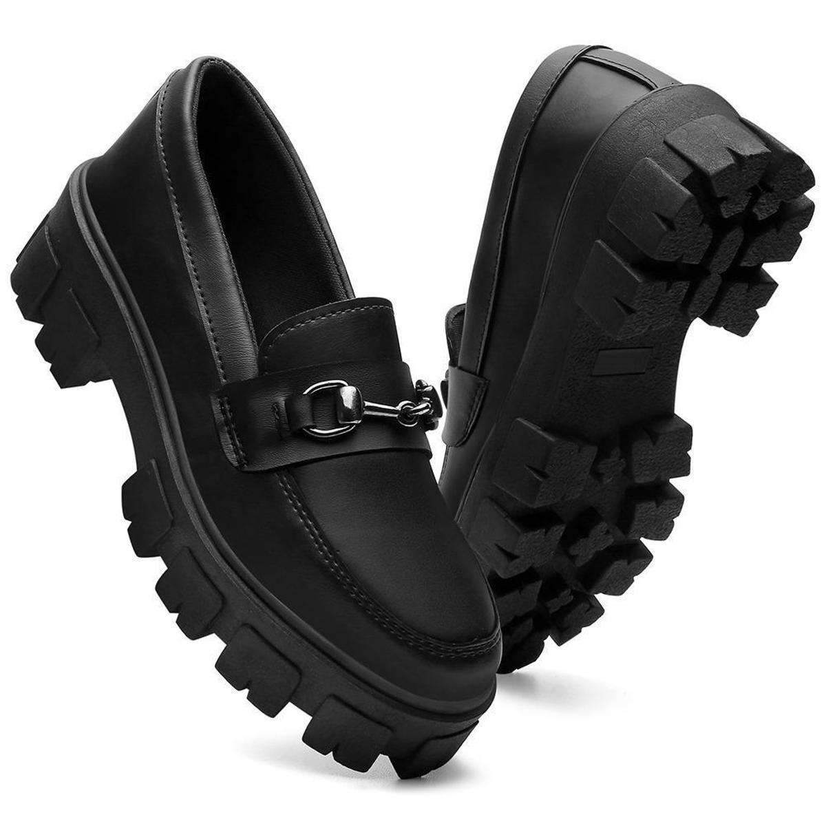 Mocassim Feminino Sapato Tratorado Oxford Macio Menor preço em Mocassim Feminino Sapato Tratorado Oxford Macio