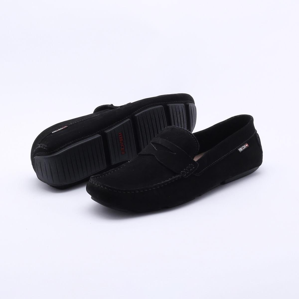 Mocassim Ferracini Mali Couro Masculino - Preto | Netshoes