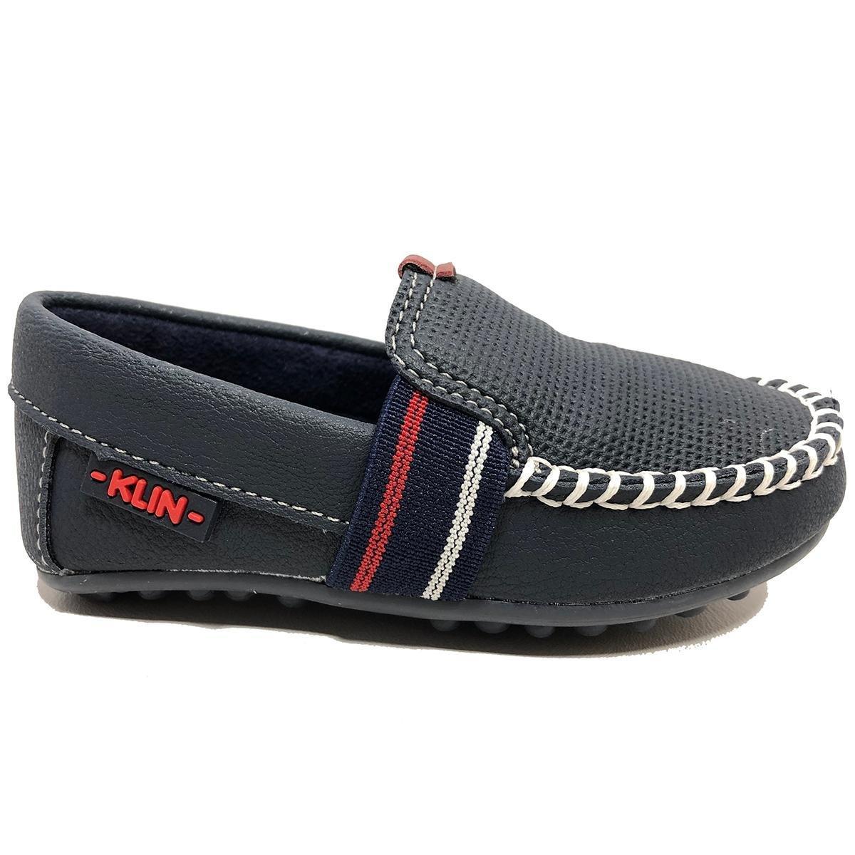 Sapato Mocassim Bebê Klin 448141000 Anatômico Menino 448141000-000025 -  Marinho - Lojas Passold Calçados Online