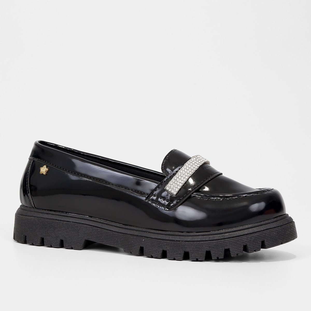 Mocassim Infantil Menina Fashion Strass - 1