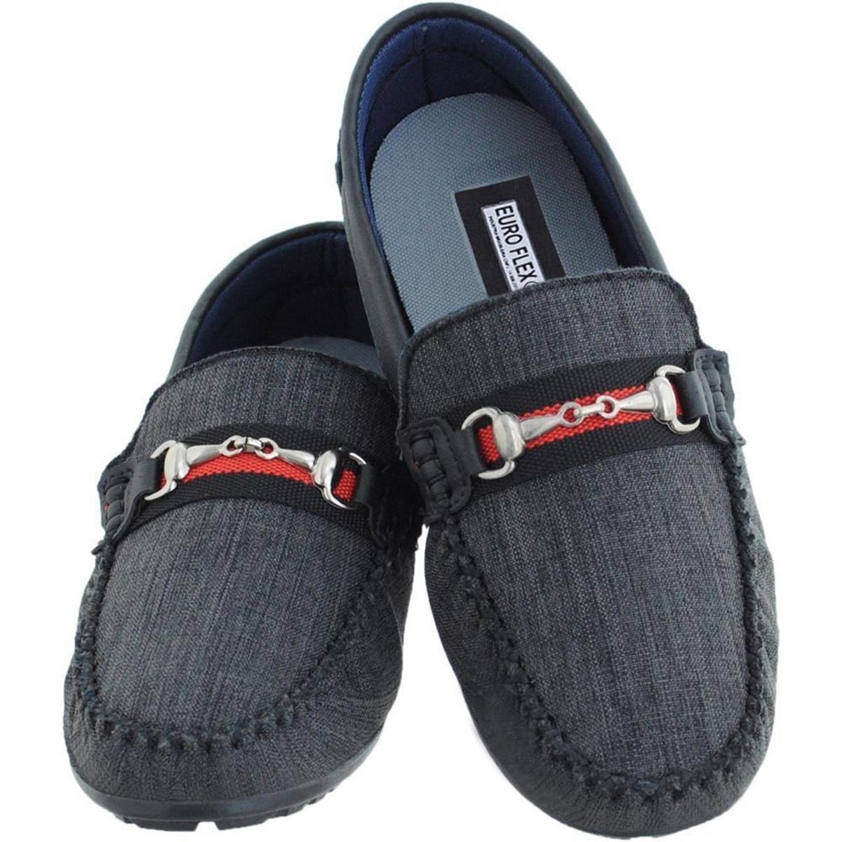 Mocassim Infantil Menino Macio Jeans Leve Confortável Kids - Preto |  Netshoes