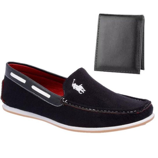 Mocassim Masculino Sapatilha Dockside Top + Carteira - Preto é ruim? Mocassim Masculino Sapatilha Dockside Top + Carteira - Preto é boa?