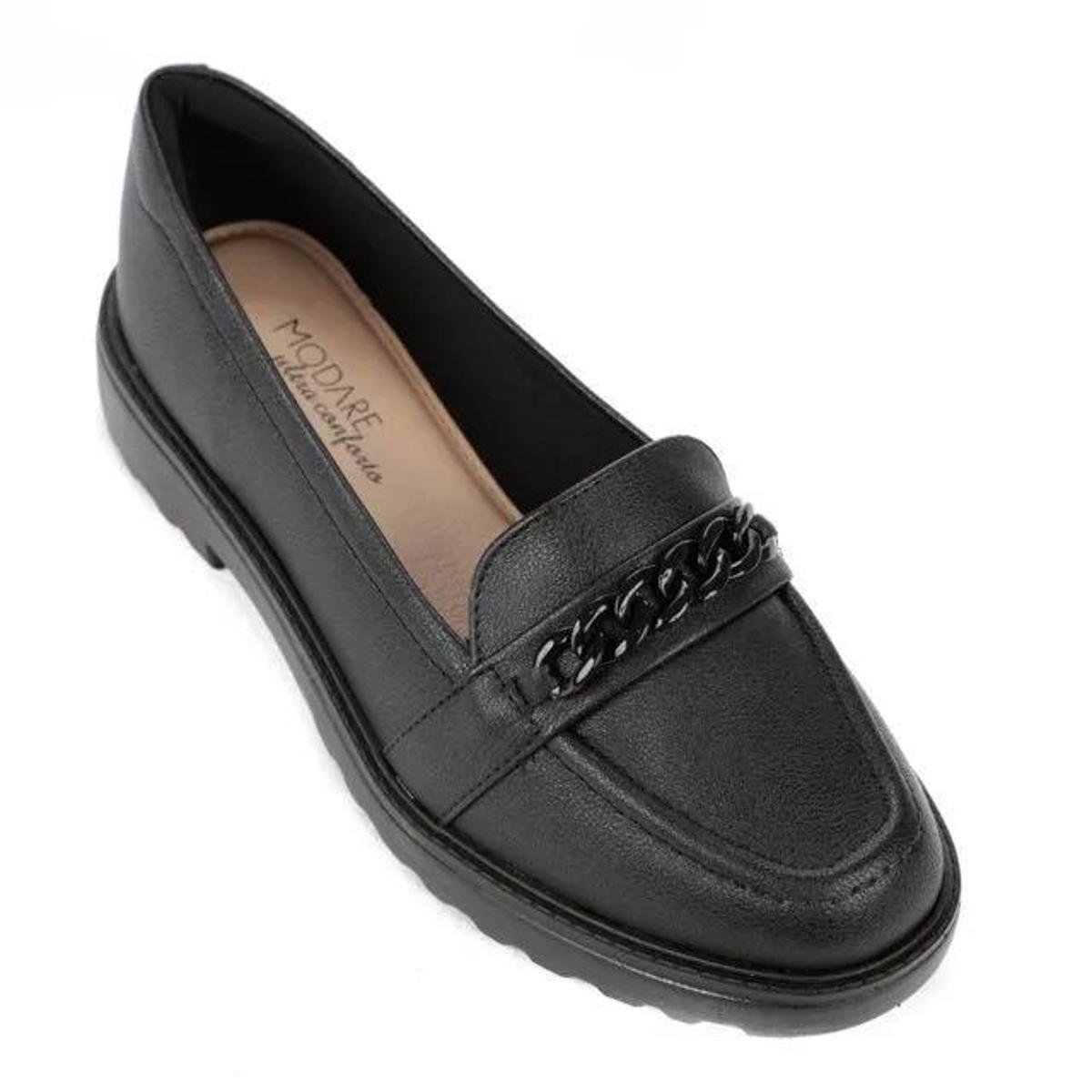 Mocassim Modare 7357.111 Preto Ortopedico Menor preço em Mocassim Modare 7357.111 Preto Ortopedico