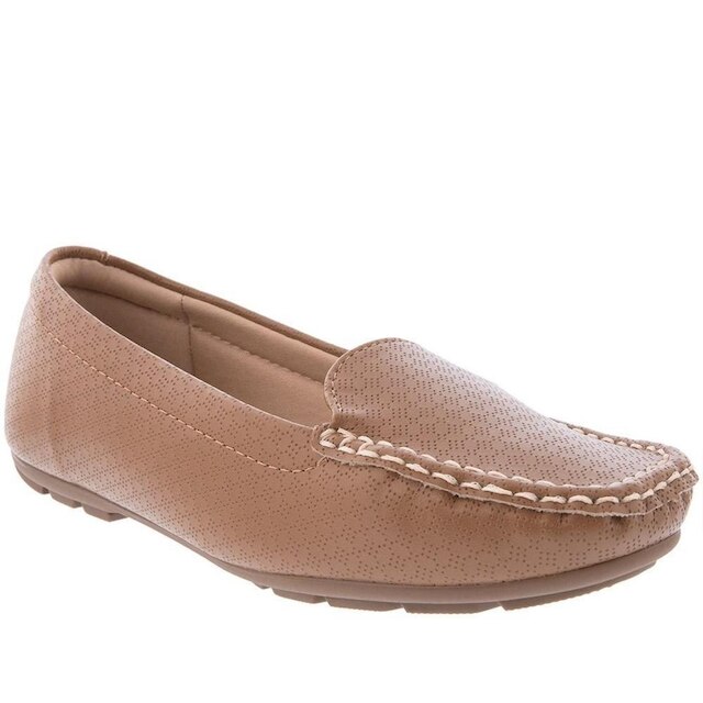 Mocassim Modare Ultraconforto Detalhe Perfuros Caramelo - Caramelo ...
