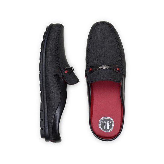 Mocassim Op Santos  Colado E Costurado Solado De Borracha Casual Exclusivo Masculino