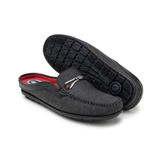 Mocassim Op Santos  Colado E Costurado Solado De Borracha Casual Exclusivo Masculino