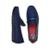 Mocassim Op Santos  Colado E Costurado Solado De Borracha Casual Exclusivo Masculino - Azul