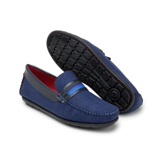 Mocassim Op Santos  Colado E Costurado Solado De Borracha Casual Exclusivo Masculino