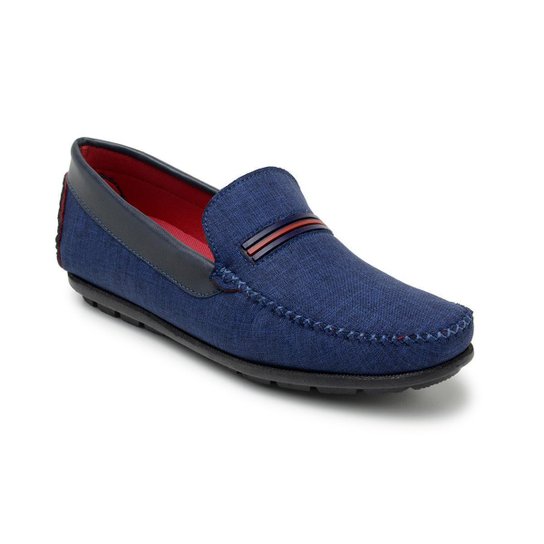 Mocassim Op Santos  Colado E Costurado Solado De Borracha Casual Exclusivo Masculino