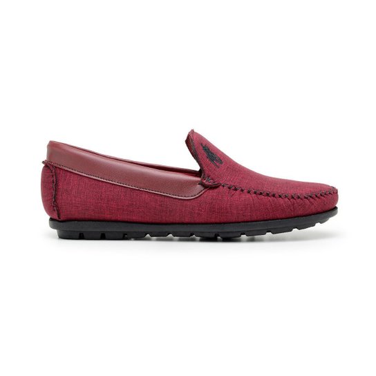 Mocassim Op Santos  Colado E Costurado Solado De Borracha Casual Exclusivo Masculino