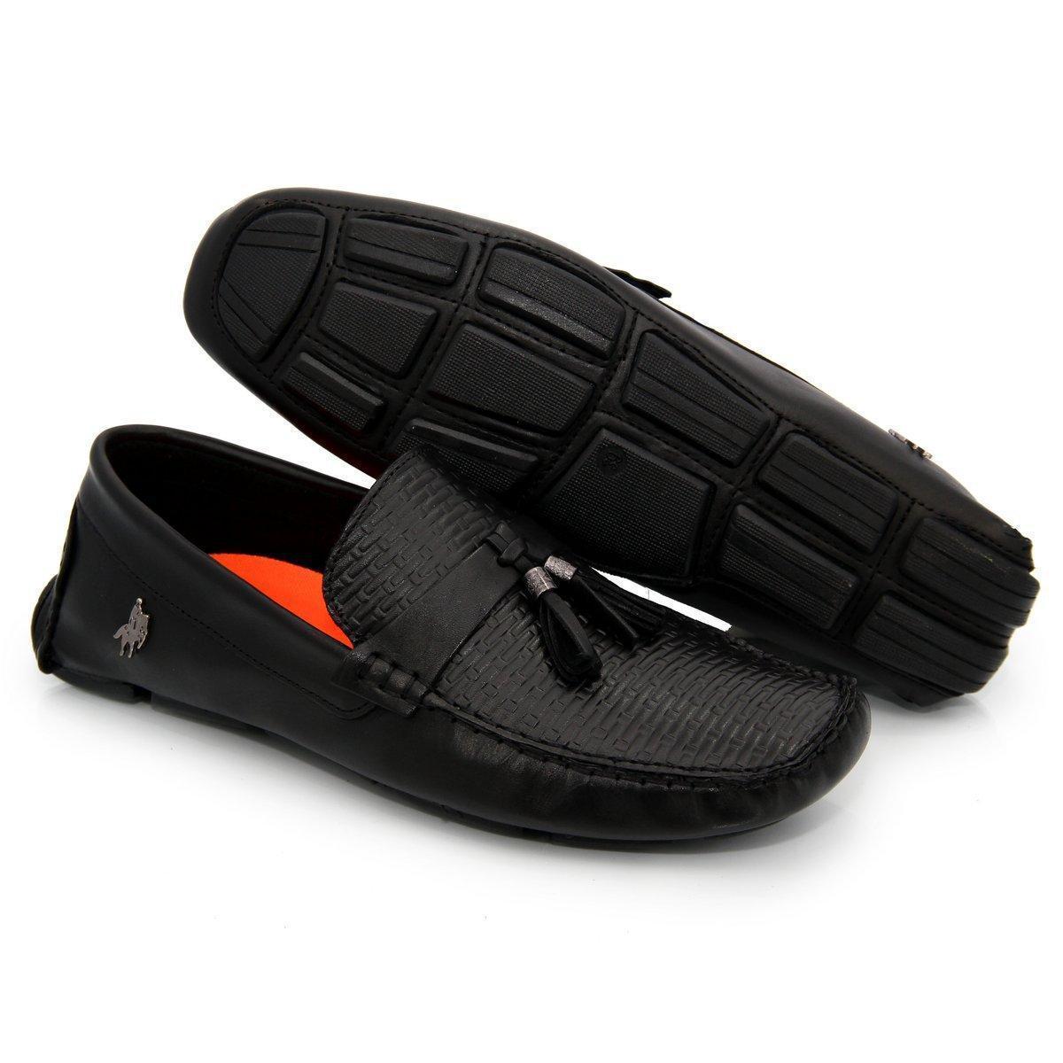 Mocassim Polo City Sneaker Masculino - Preto | Netshoes