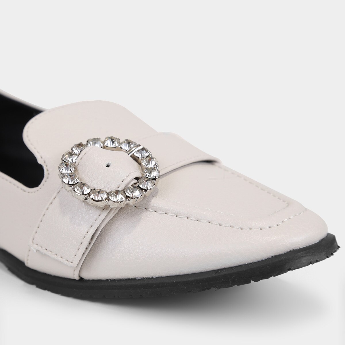 Mocassim Shoestock Fivela Strass Feminino - 3