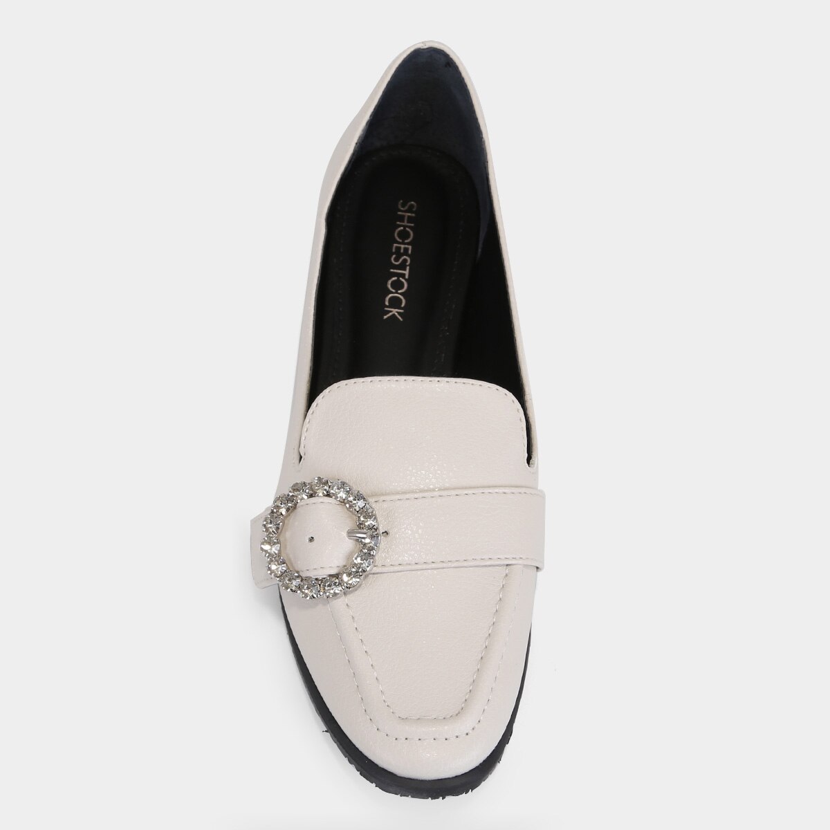 Mocassim Shoestock Fivela Strass Feminino - 5