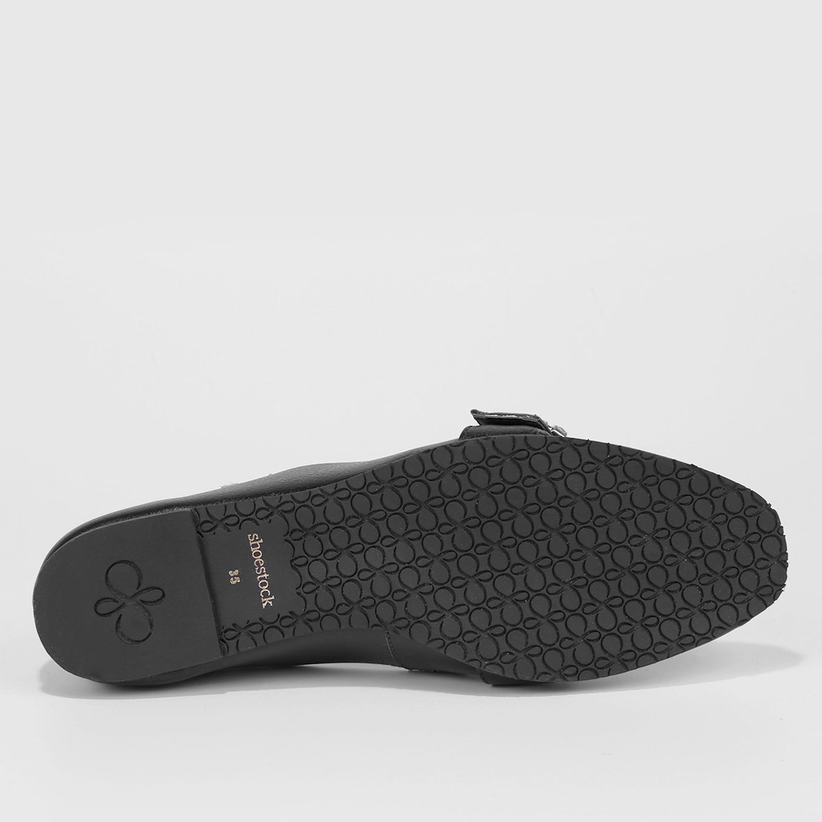 Mocassim Shoestock Fivela Strass Feminino - 6