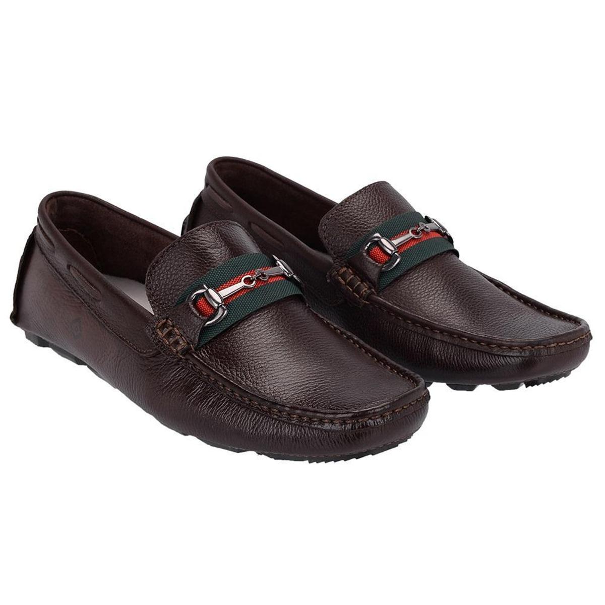 Mocassim Sider Casual Couro Selten Masculino - Marrom | Netshoes