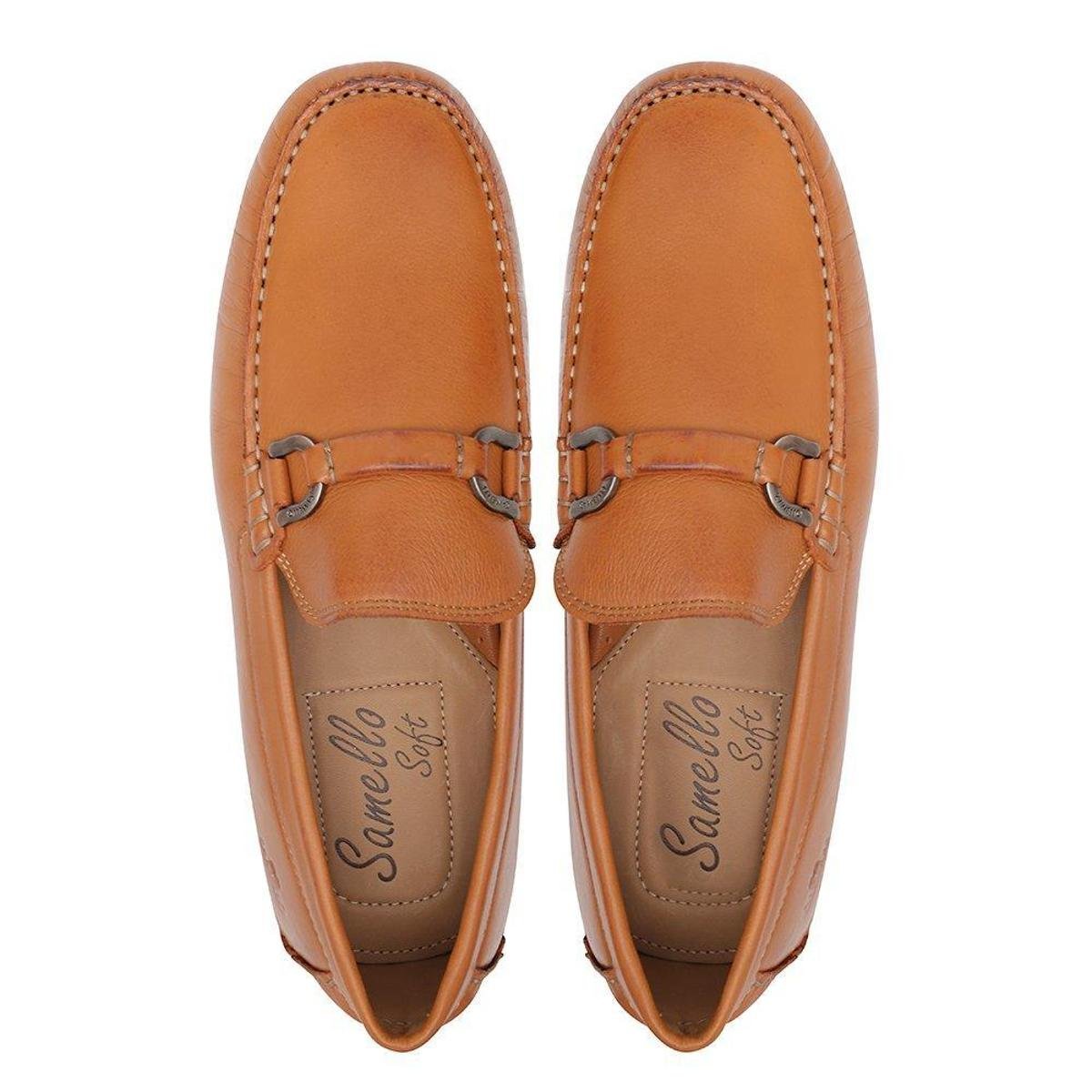 Mocassim Soft Drive Prisma Masculino Loafer Samello - Laranja Claro |  Netshoes