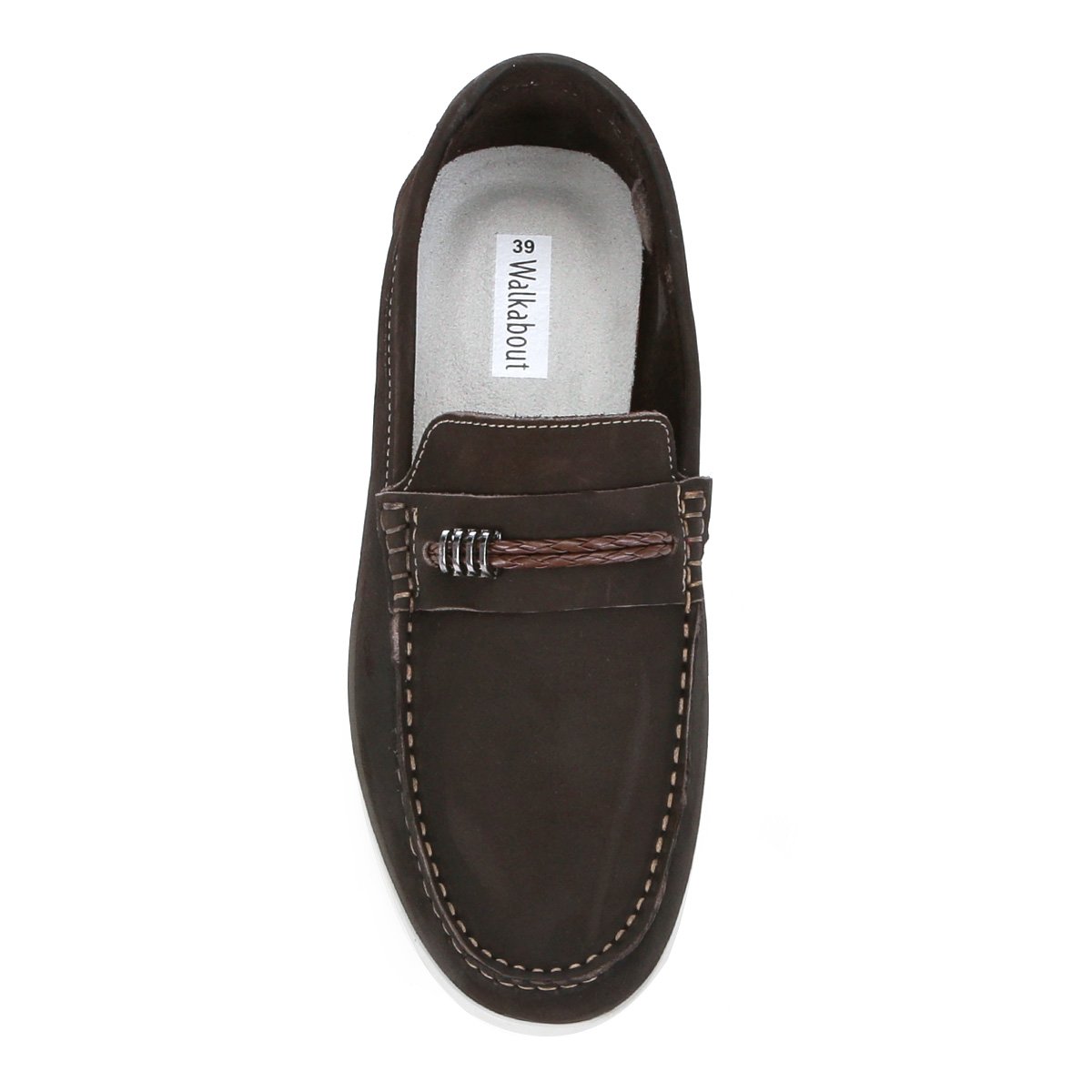 mocassim walkabout bico redondo masculino