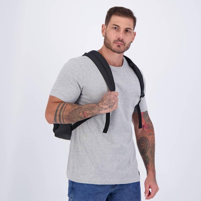 Mochila Adidas Clássica Bars Preta