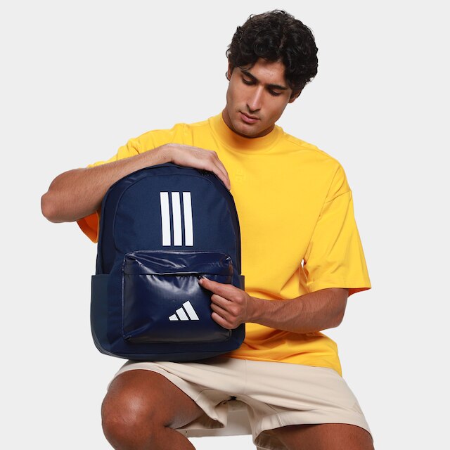 Mochila Adidas Clássica Treino 3 Listras 27.5L