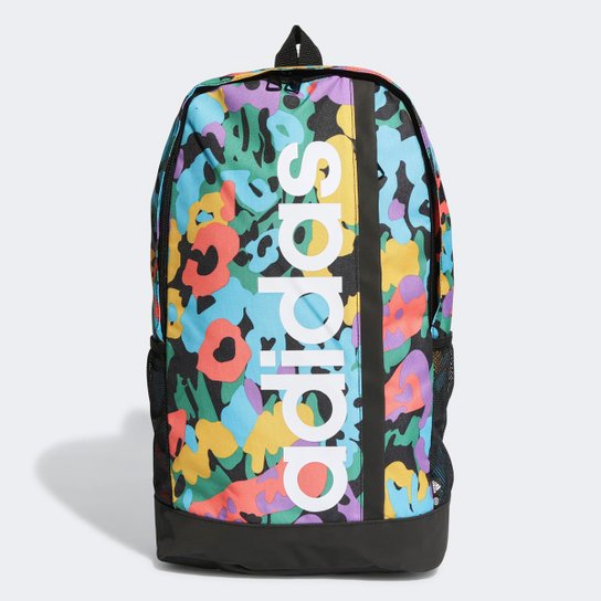 Mochila Adidas Logo Linear Aop - Cinza+Azul Menor preço em Mochila Adidas Logo Linear Aop - Cinza+Azul