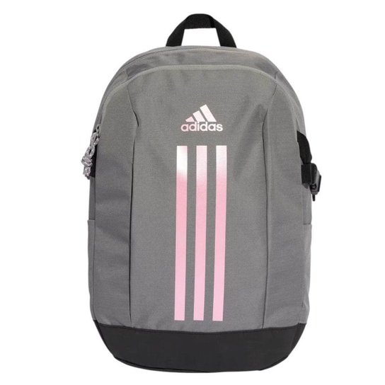 Mochila Adidas Power VII - Cinza e Rosa Único